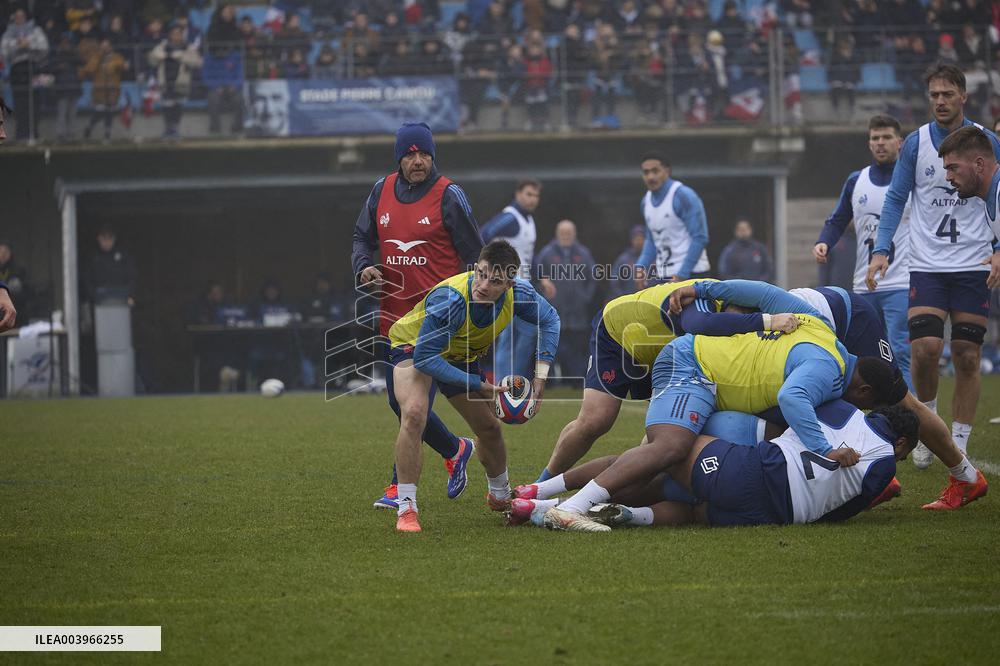 Training Session of The French XV - Marcoussis