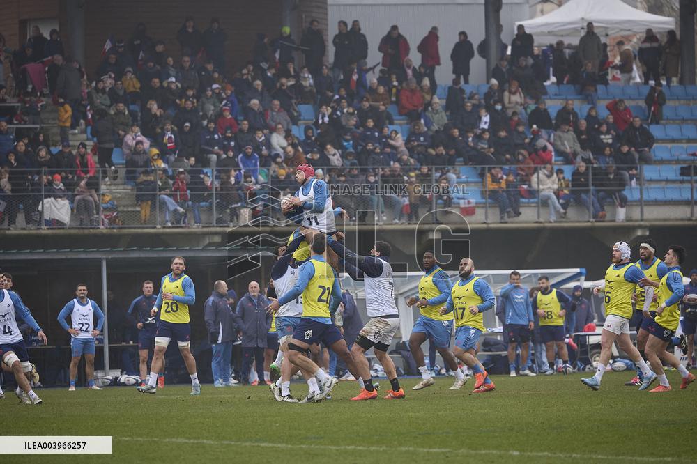 Training Session of The French XV - Marcoussis