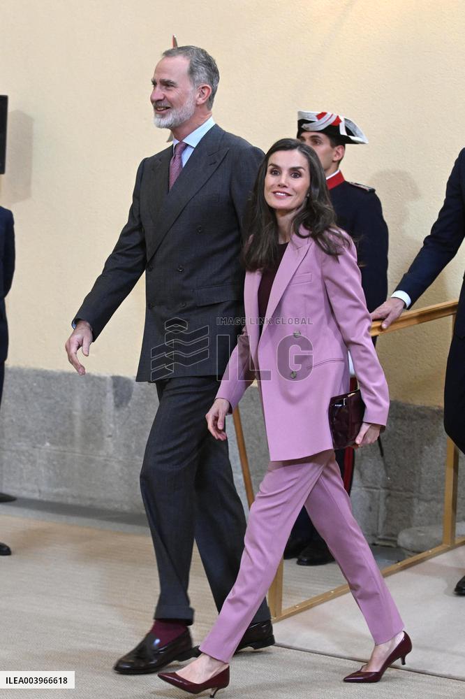 Royals preside over the annual meeting of the Cervantes Institute - Madrid