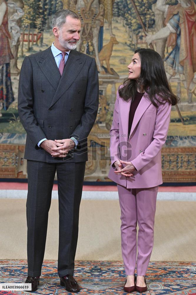 Royals preside over the annual meeting of the Cervantes Institute - Madrid