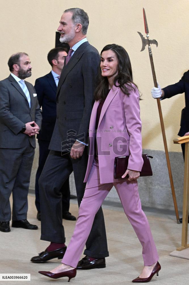 Royals preside over the annual meeting of the Cervantes Institute - Madrid