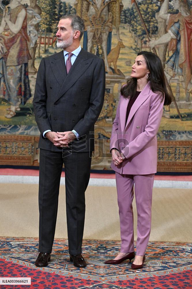 Royals preside over the annual meeting of the Cervantes Institute - Madrid