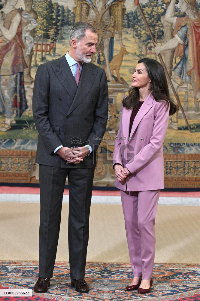 Royals preside over the annual meeting of the Cervantes Institute - Madrid