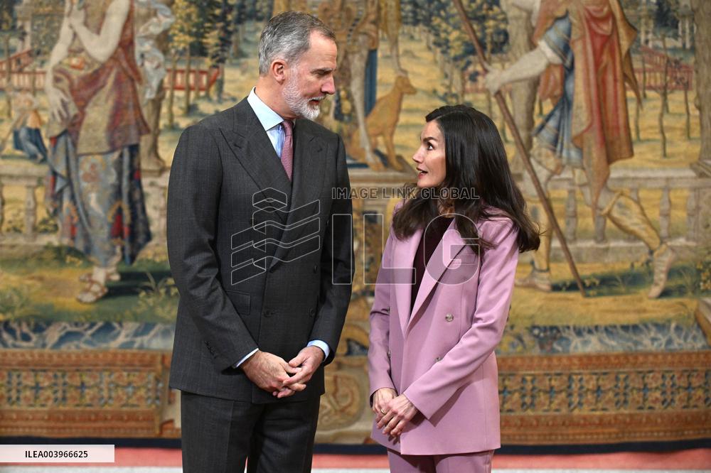 Royals preside over the annual meeting of the Cervantes Institute - Madrid