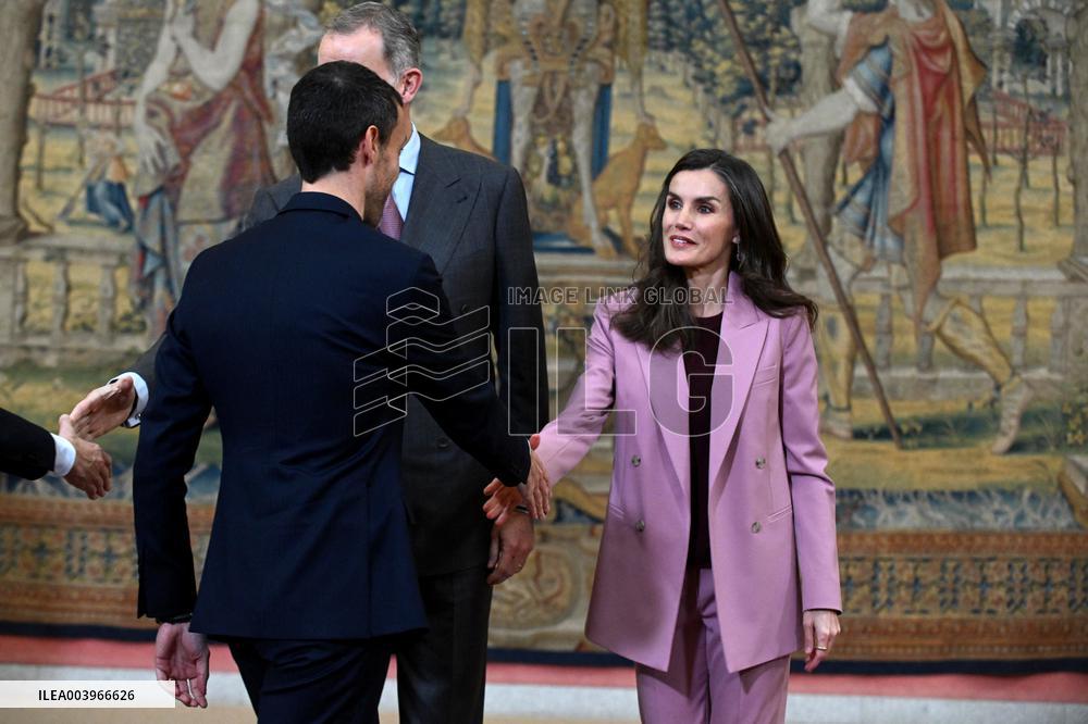 Royals preside over the annual meeting of the Cervantes Institute - Madrid