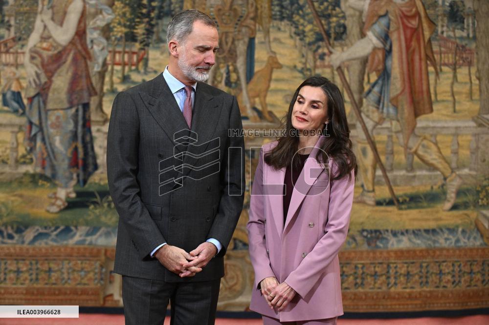 Royals preside over the annual meeting of the Cervantes Institute - Madrid