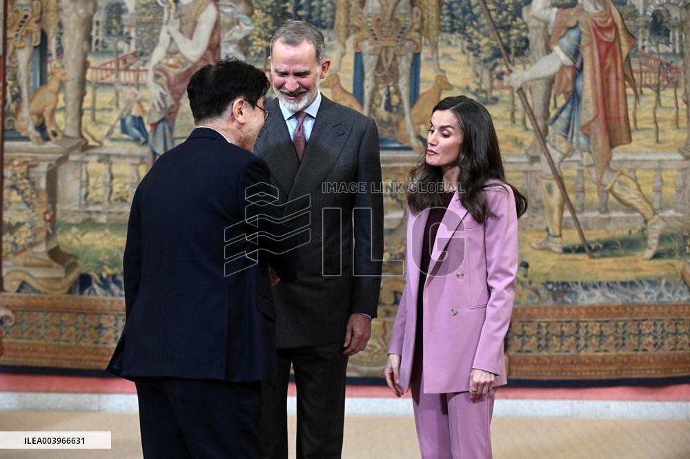 Royals preside over the annual meeting of the Cervantes Institute - Madrid