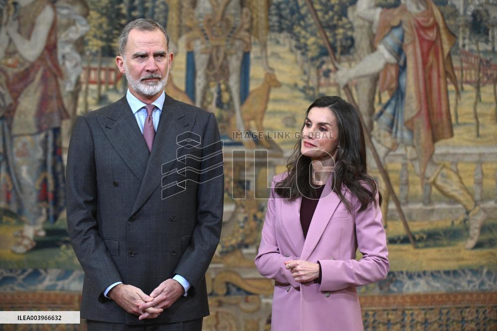 Royals preside over the annual meeting of the Cervantes Institute - Madrid