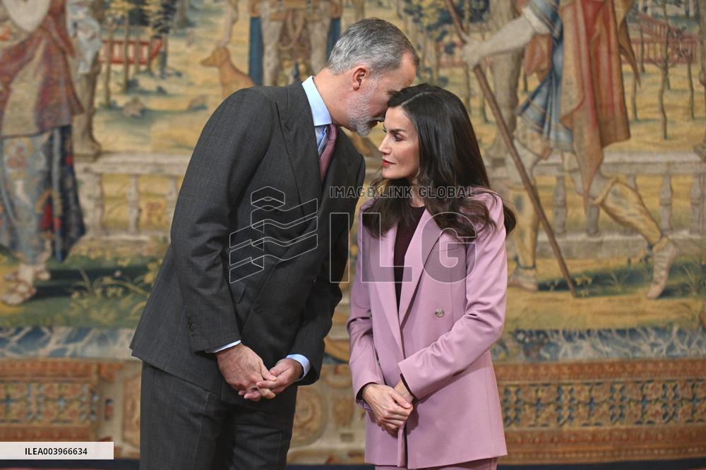 Royals preside over the annual meeting of the Cervantes Institute - Madrid