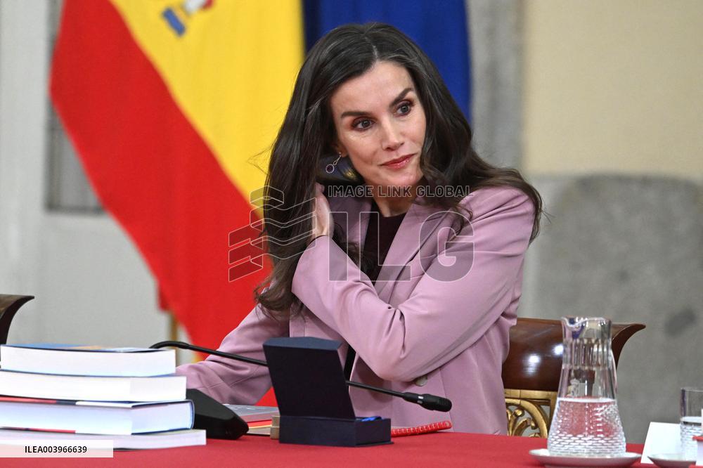 Royals preside over the annual meeting of the Cervantes Institute - Madrid