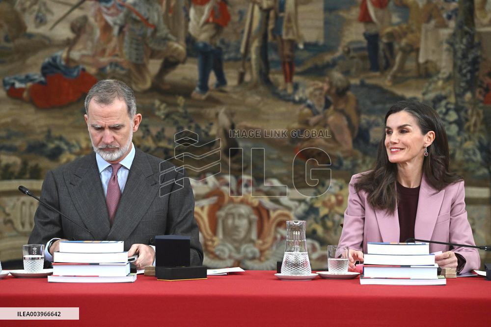 Royals preside over the annual meeting of the Cervantes Institute - Madrid