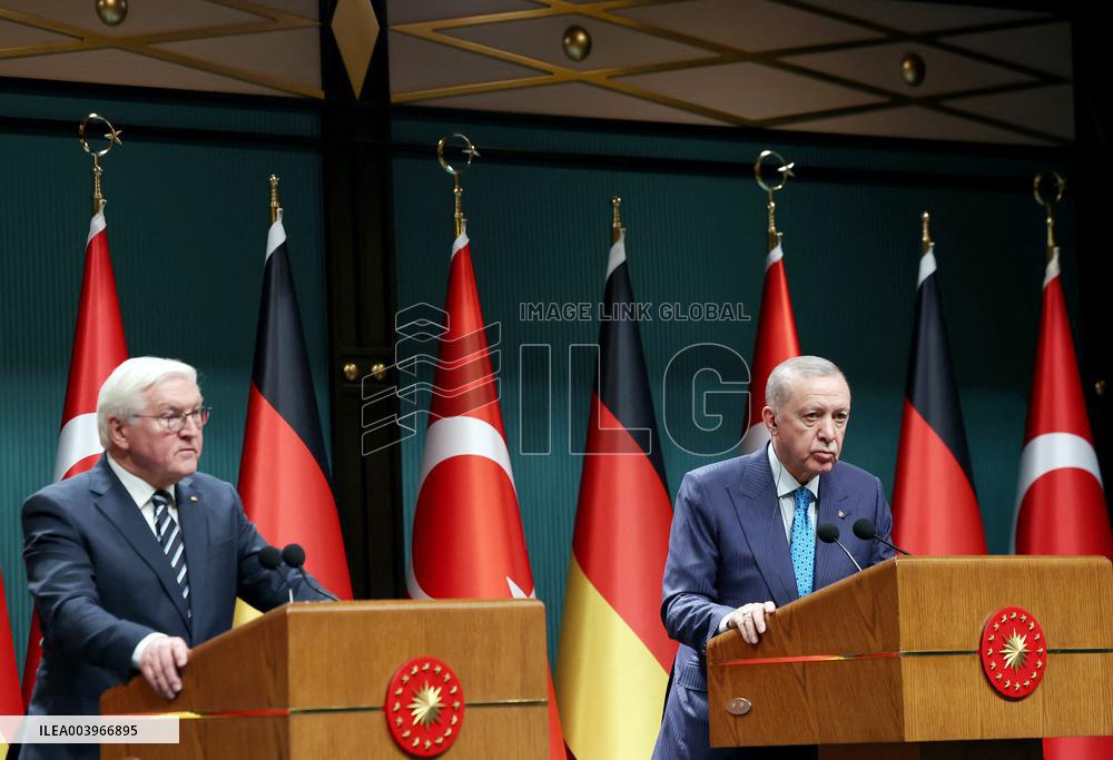 Steinmeier And Erdogan Press Conference - Ankara