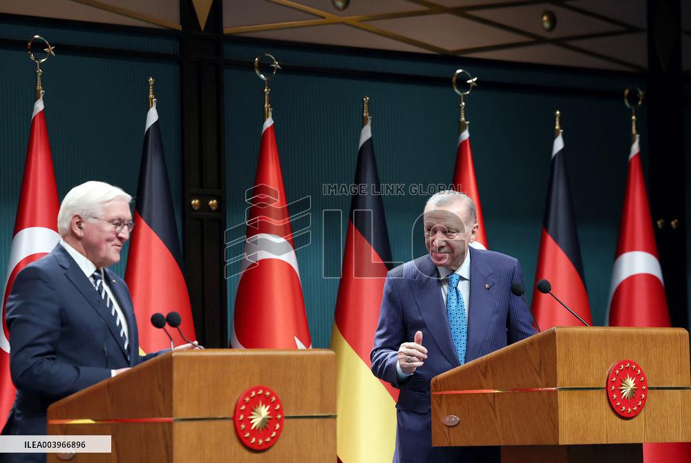 Steinmeier And Erdogan Press Conference - Ankara