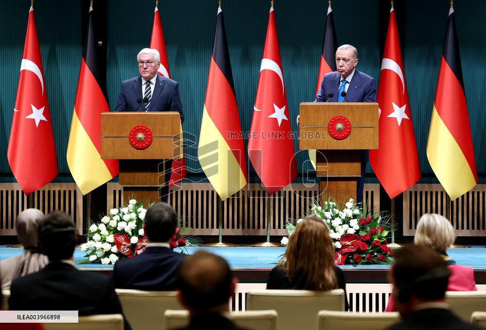 Steinmeier And Erdogan Press Conference - Ankara
