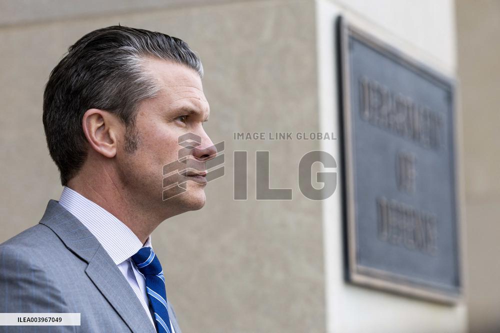 US Secretary of Defense Pete Hegseth meets with Israeli Prime Minister Benjamin Netanyahu