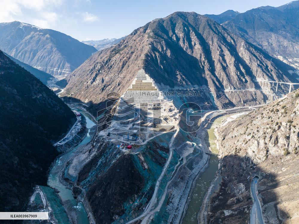 Shuangjiangkou Hydropower Station Construction in Aba