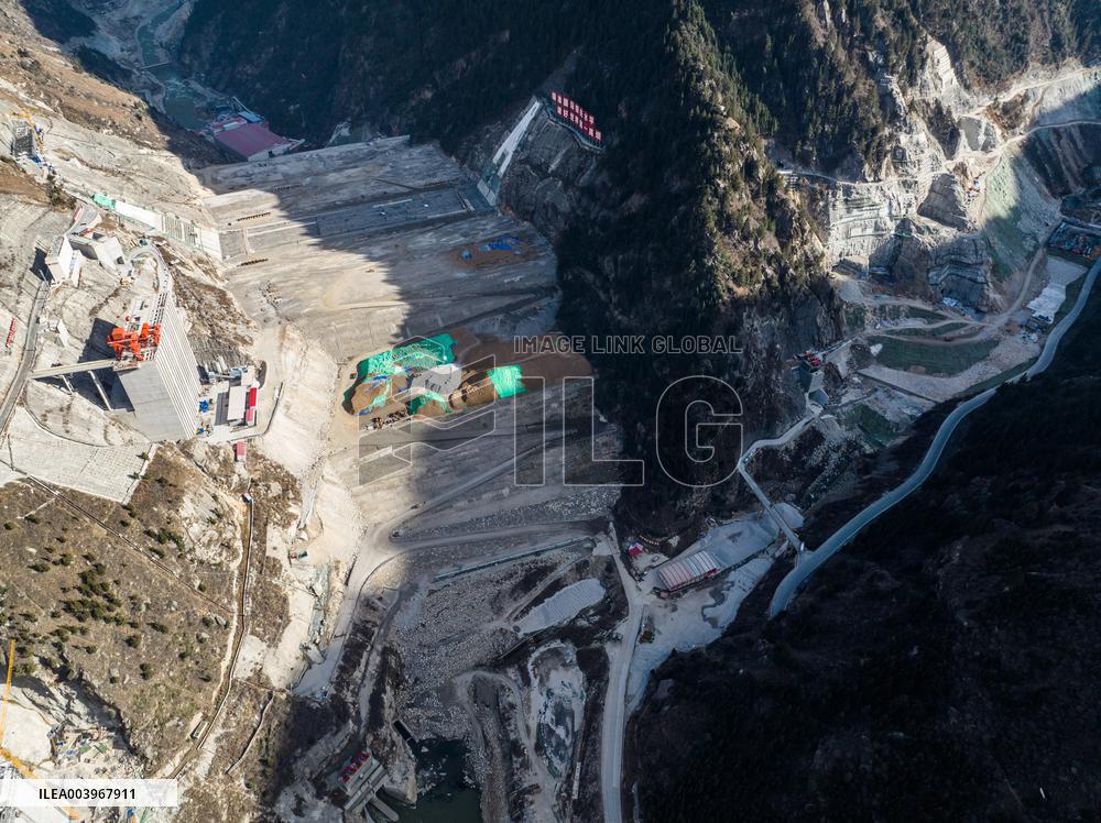 Shuangjiangkou Hydropower Station Construction in Aba