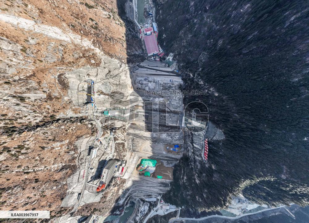 Shuangjiangkou Hydropower Station Construction in Aba