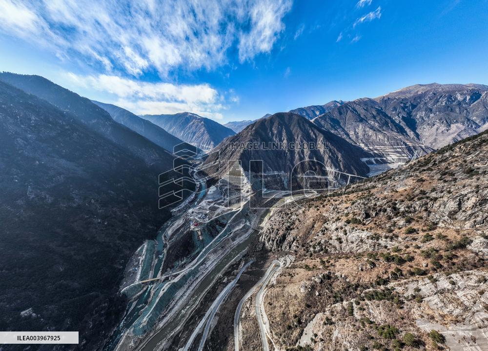 Shuangjiangkou Hydropower Station Construction in Aba