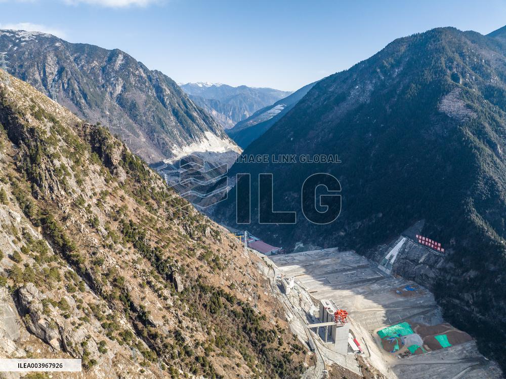 Shuangjiangkou Hydropower Station Construction in Aba