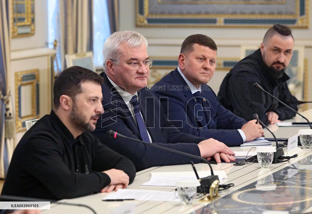 Volodymyr Zelenskyy meets with UK Foreign Secretary David Lammy