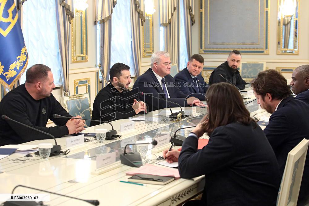 Volodymyr Zelenskyy meets with UK Foreign Secretary David Lammy