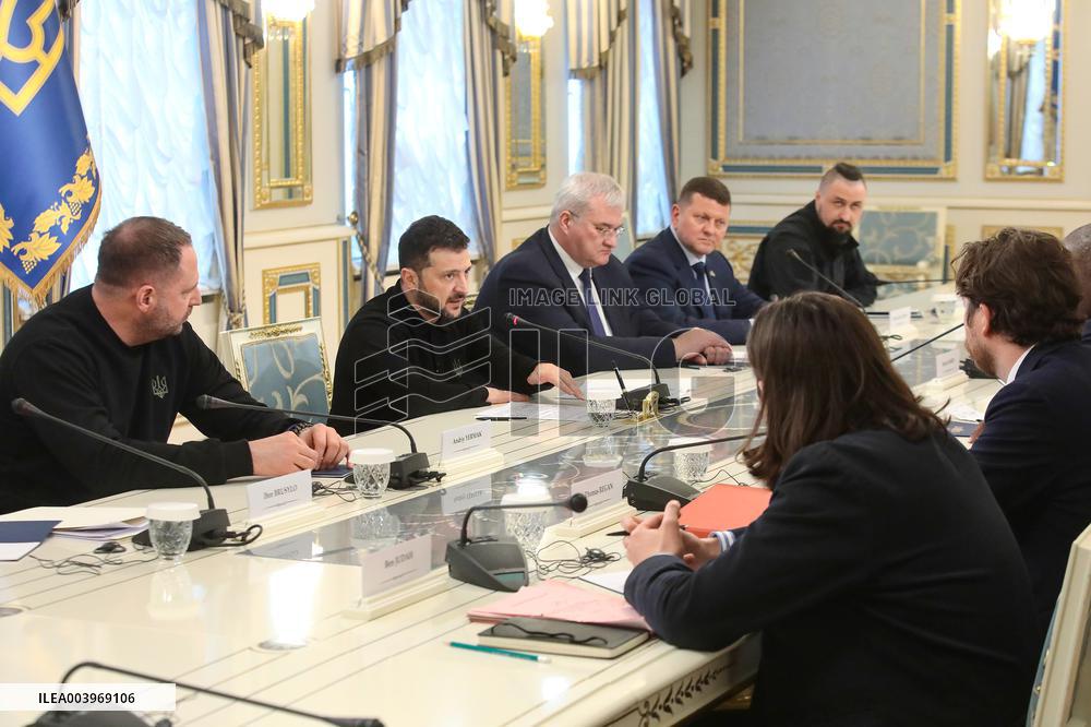 Volodymyr Zelenskyy meets with UK Foreign Secretary David Lammy