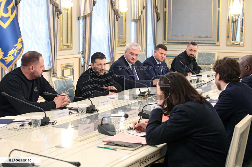 Volodymyr Zelenskyy meets with UK Foreign Secretary David Lammy