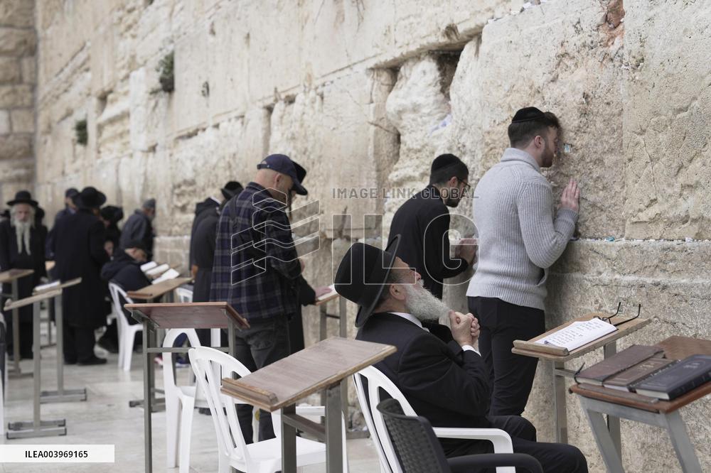 The Western Wall in Jerusalem
