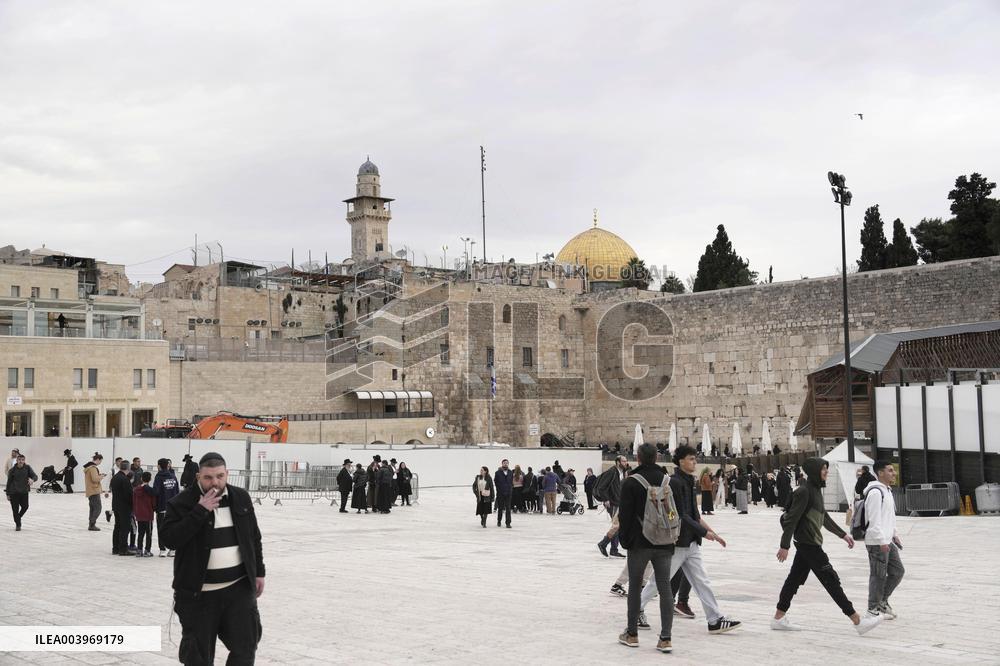 The Western Wall in Jerusalem