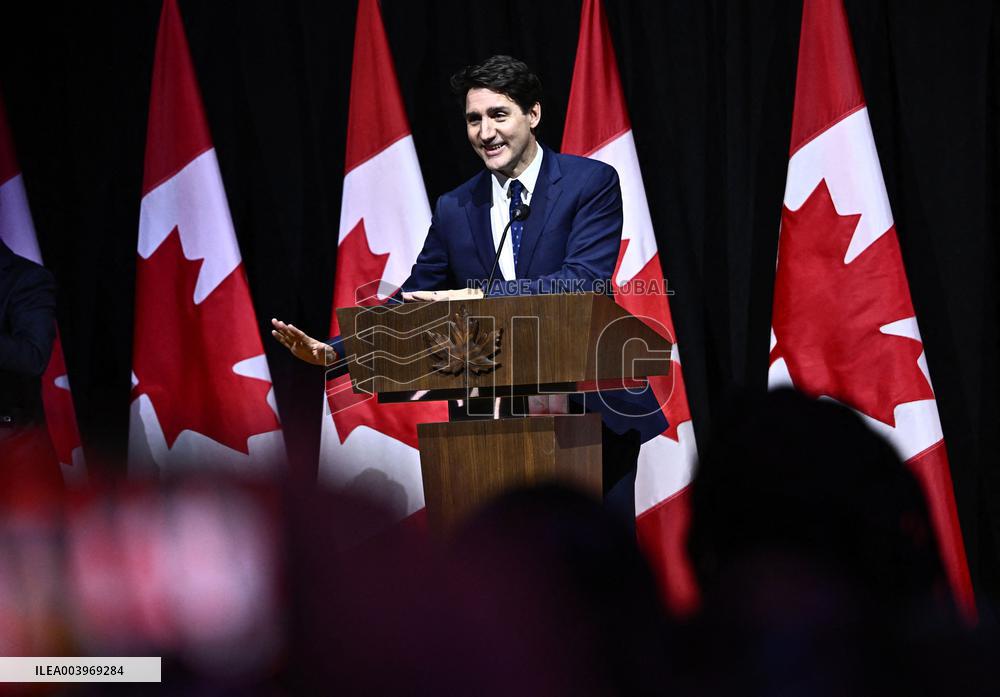 Justin Trudeau Delivers Remarks At The Black History Month Reception - Gatineau