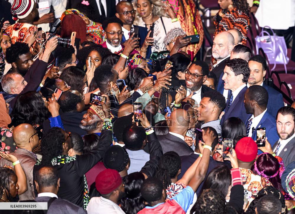Justin Trudeau Delivers Remarks At The Black History Month Reception - Gatineau