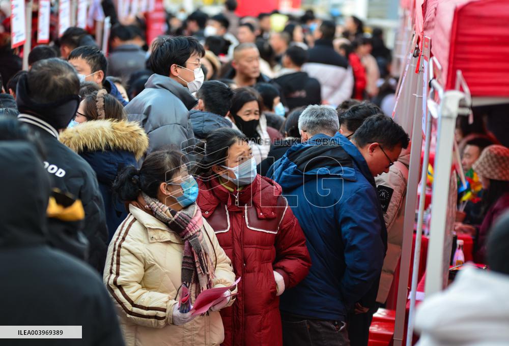 Job Fair in Fuyang