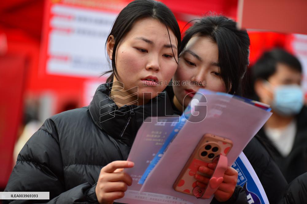 Job Fair in Fuyang