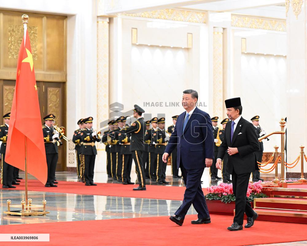 Xi Jinping Meets Sultan of Brunei - Beijing