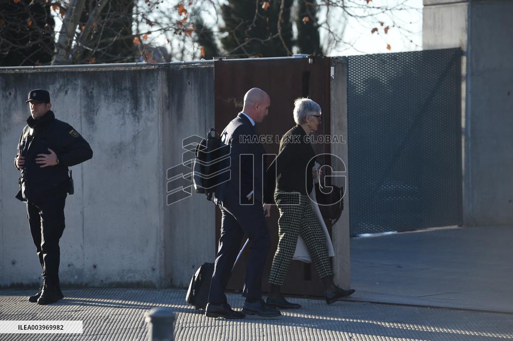 Trial Against Rubiales Continues at The National Court - Madrid