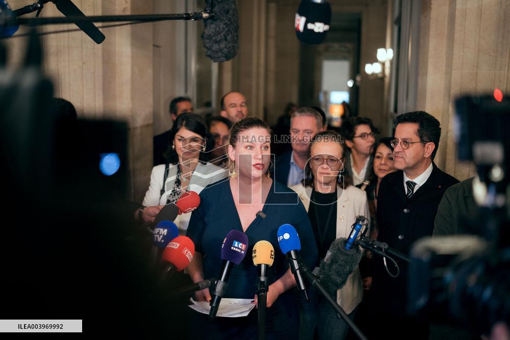 No-confidence motion against the 49.3 of prime minister - Paris AJ