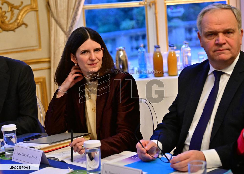 Interministerial Committee Meeting On AI - Paris