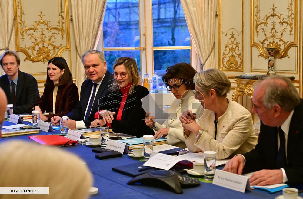 Interministerial Committee Meeting On AI - Paris