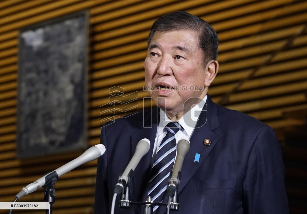 Japan PM Ishiba ahead of U.S. trip