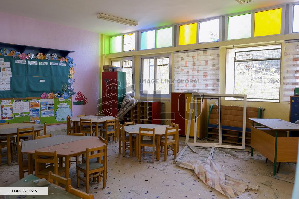 Israeli 6828 Bislach Battalion Vandalized An Elementary School - Lebanon