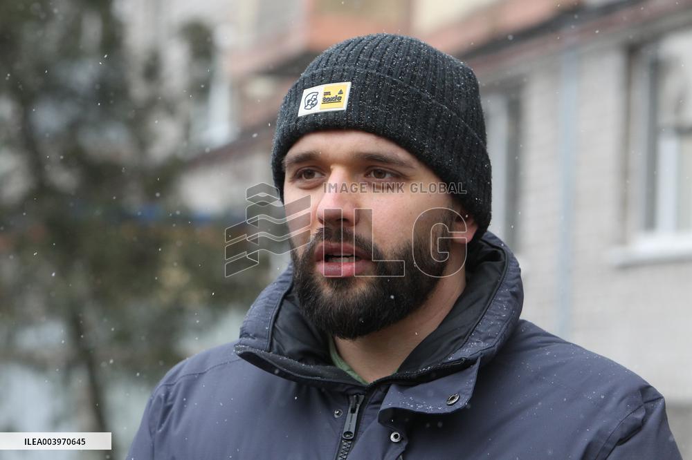 First womens construction battalion works to restore multi-storey building damaged by Russian shelling in Dnipro