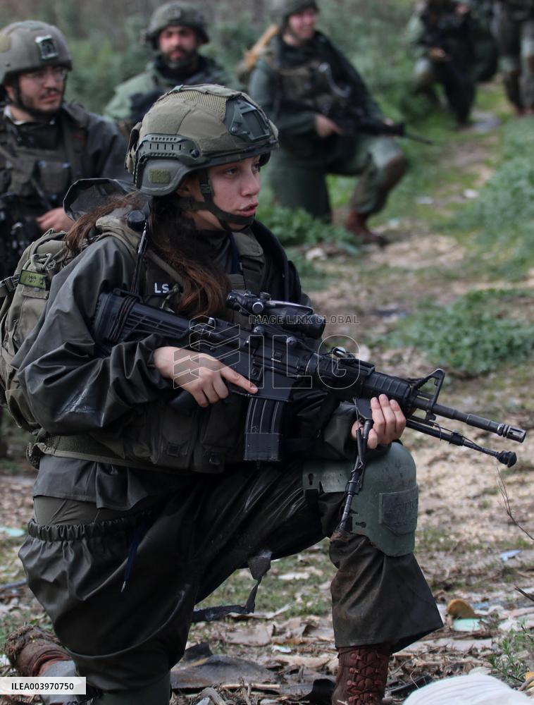 Israeli Soldiers During The 11th Day Military Operation - West Bank