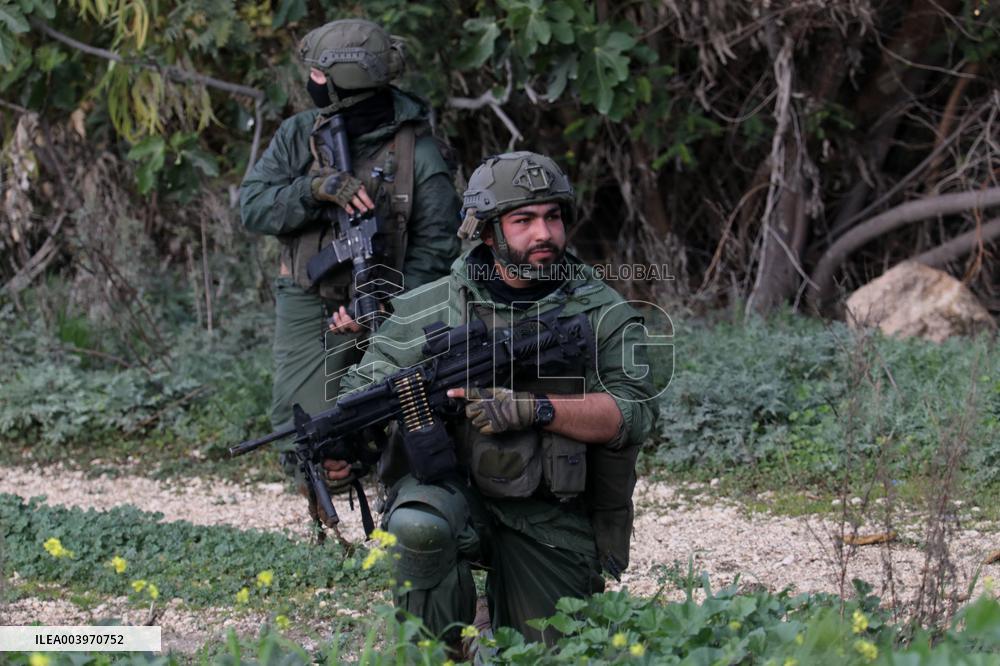 Israeli Soldiers During The 11th Day Military Operation - West Bank