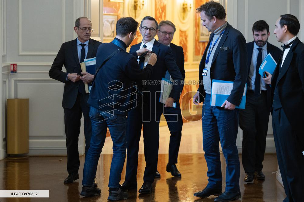 Bruno Retailleau gives a press conference to present a campaign against narcobanditism - Paris RL