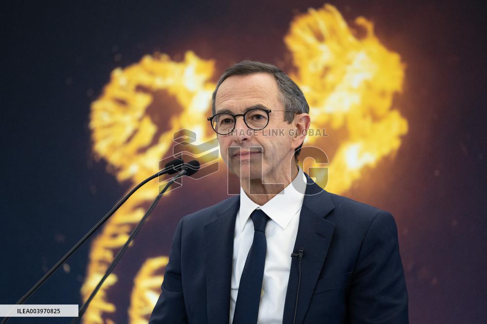 Bruno Retailleau gives a press conference to present a campaign against narcobanditism - Paris RL