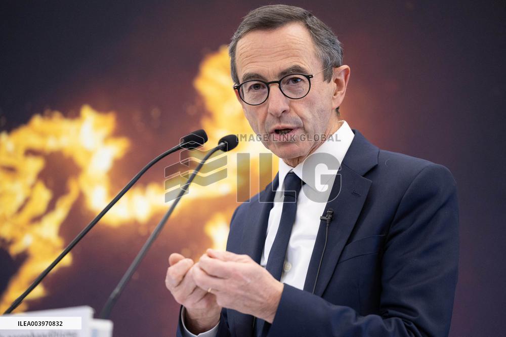 Bruno Retailleau gives a press conference to present a campaign against narcobanditism - Paris RL