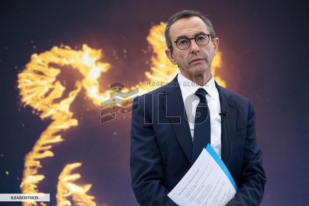 Bruno Retailleau gives a press conference to present a campaign against narcobanditism - Paris RL