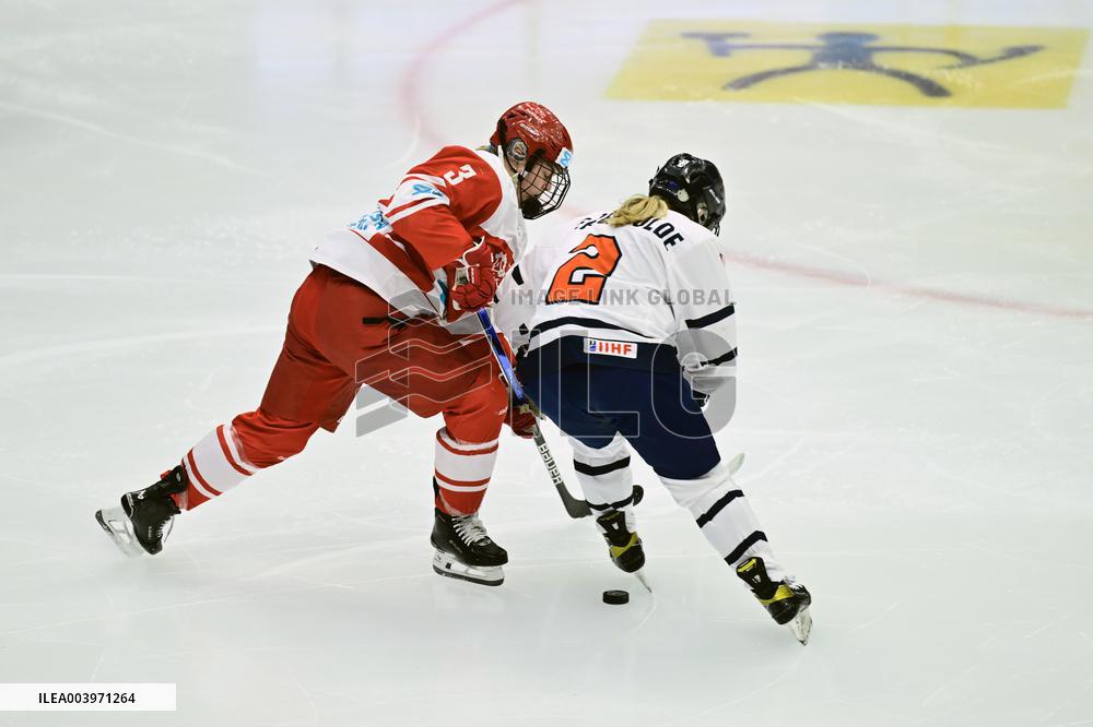 OLYMPIC QUALIFICATIONS ICE HOCKEY DENMARK - NETHERLANDS