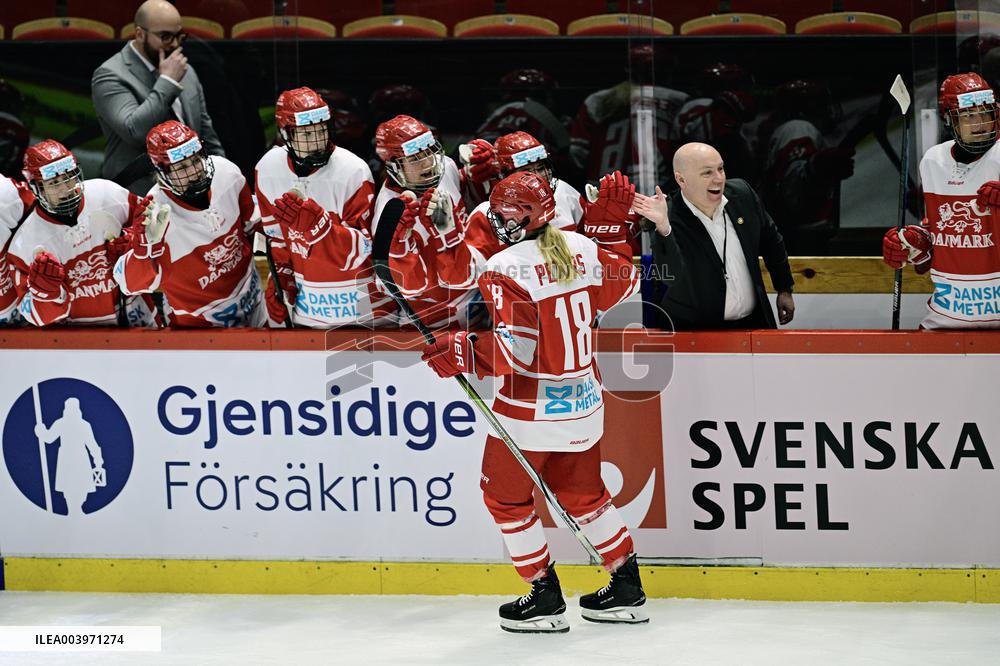 OLYMPIC QUALIFICATIONS ICE HOCKEY DENMARK - NETHERLANDS